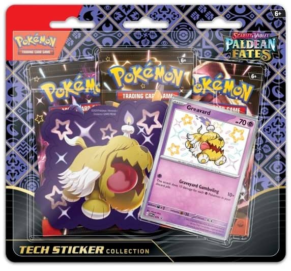 Pokémon - Trading Card Game: Paldean Fates Tech Sticker Collection [Greavard] ]