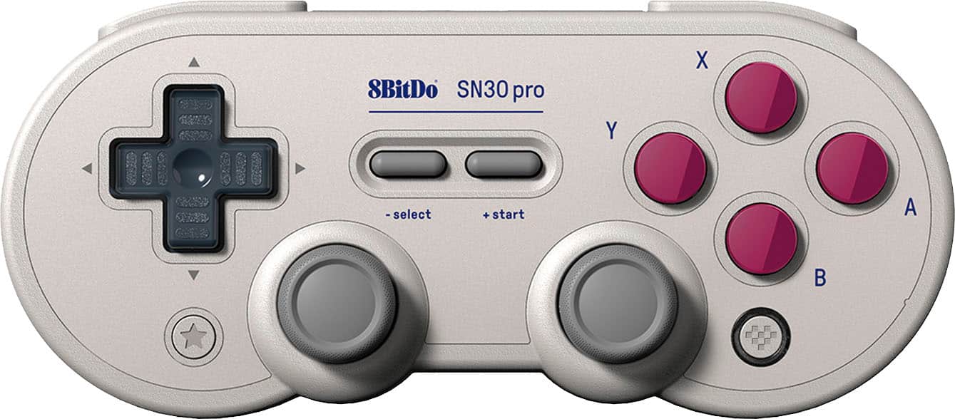 8BitDo - SN30 Pro Wireless Controller for Switch, Windows, macOS, Android and Steam Deck with Hall Effect Joysticks - G Classic - Front_Zoom