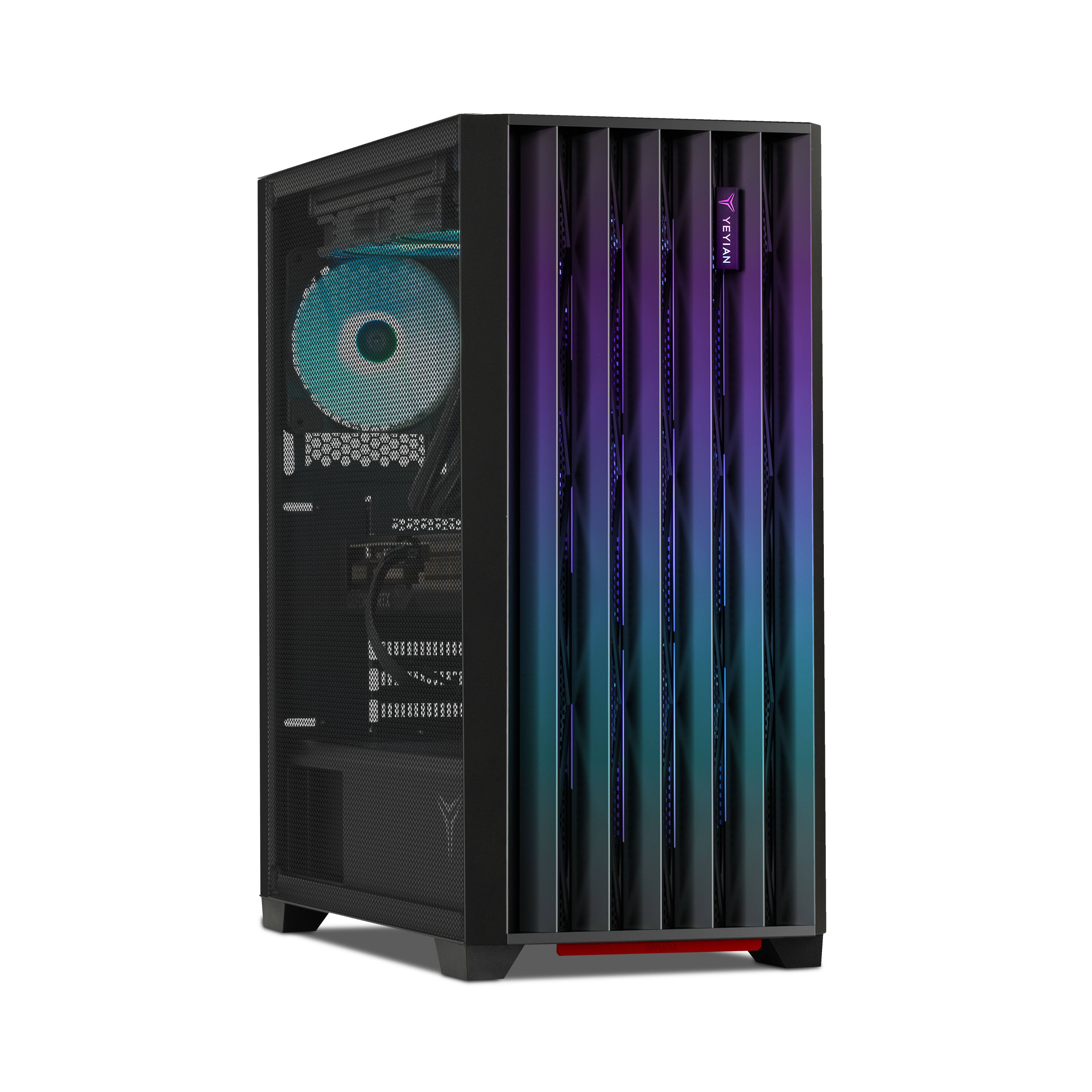 Front. YEYIAN - Yeyian - Phoenix Gaming PC - Ryzen 7 9800X3D - NVIDIA Geforce RTX 4070 Ti Super - 32GB DDR5 - 2TB NVMe SSD.