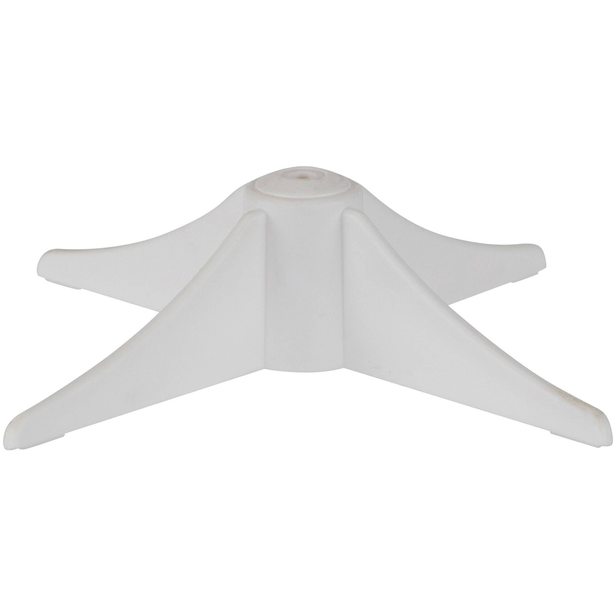 Front. Northlight - Mini White Artificial Christmas Tree Stand for 2' - 2.5' Trees - White.