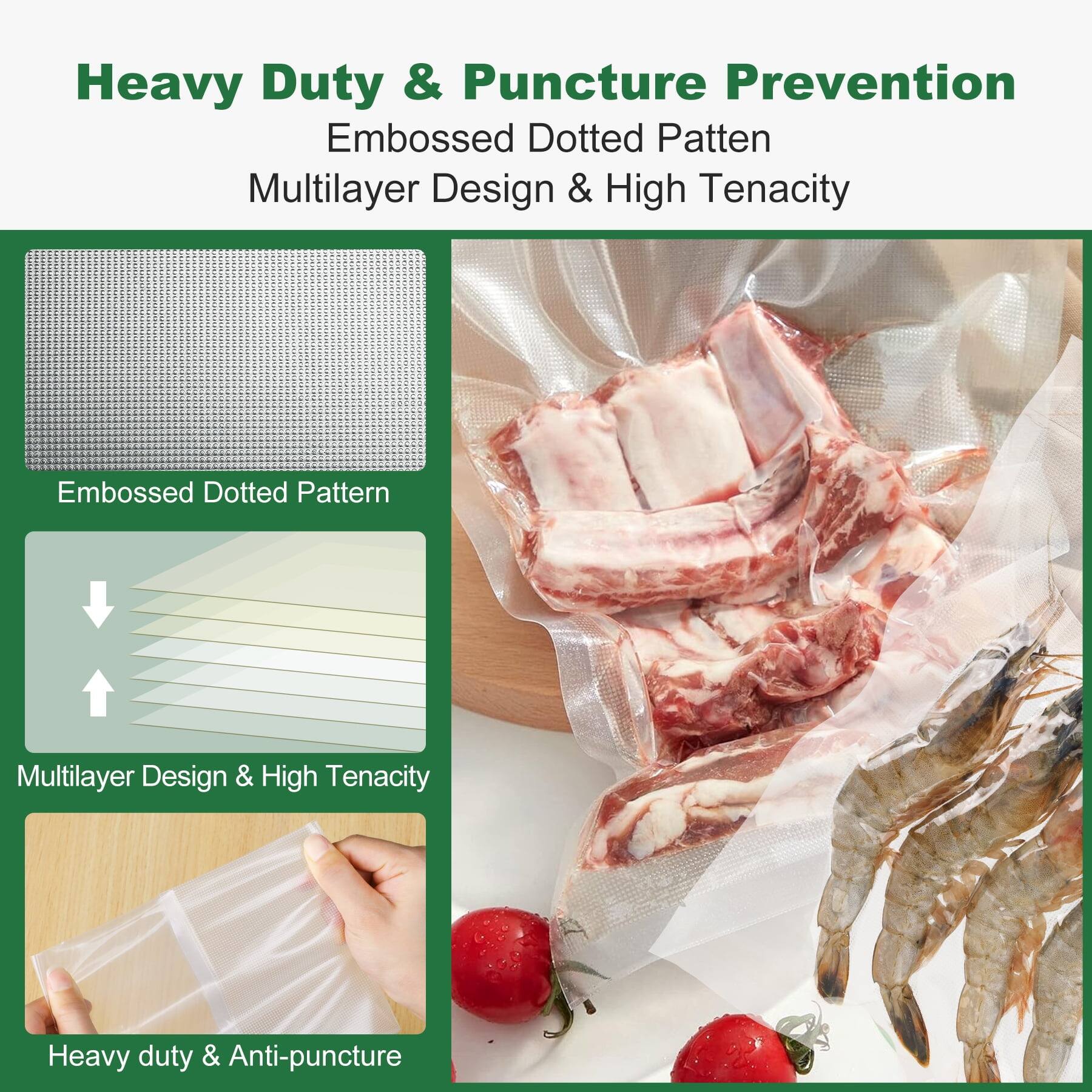 Heavy Duty & Puncture Prevention  
Embossed Dotted Pattern  
Multilayer Design & High Tenacity  
Heavy duty & Anti-puncture