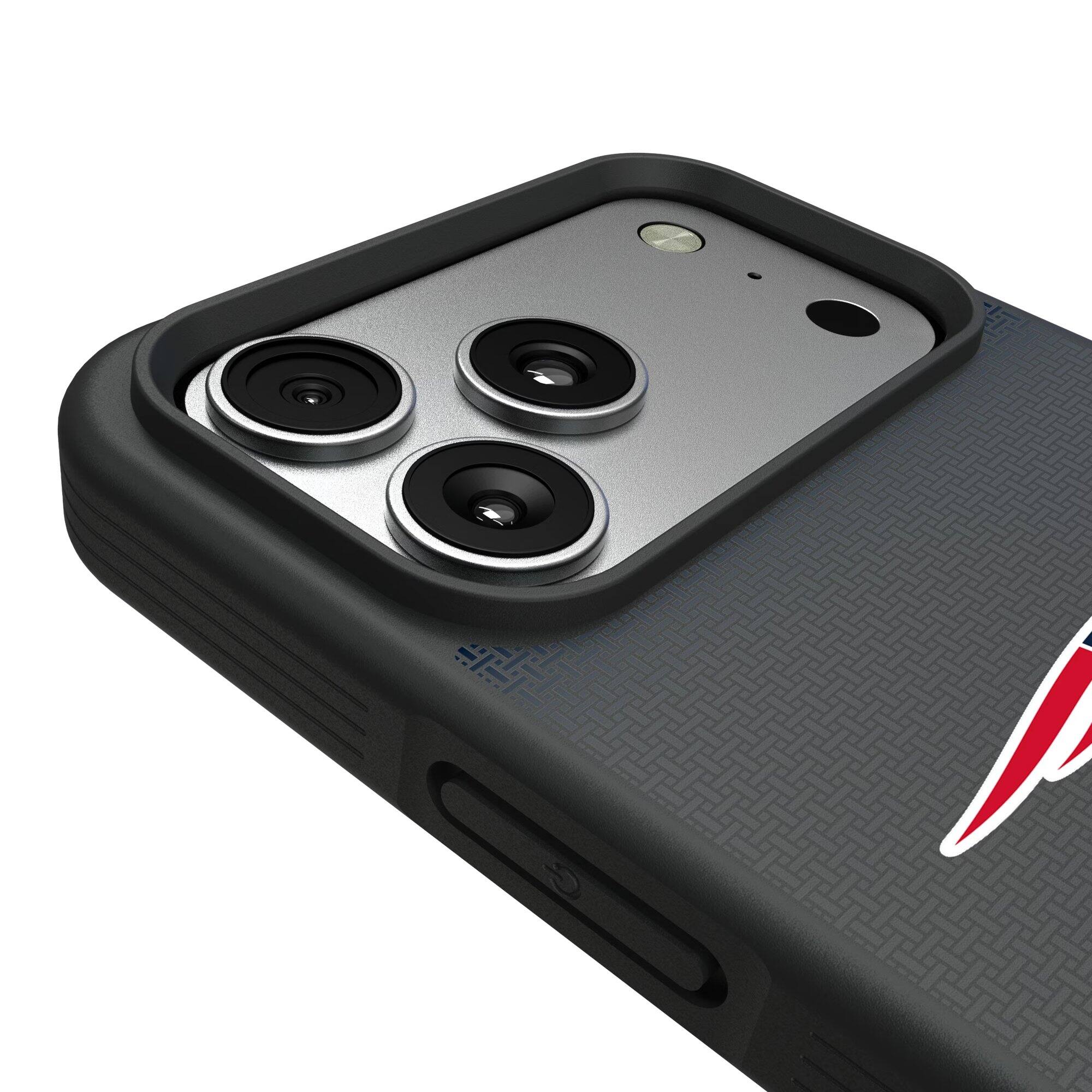 Alt View 2. Keyscaper - Bump Case with 8.2ft Drop Protection - 15 Pro Max - Black.