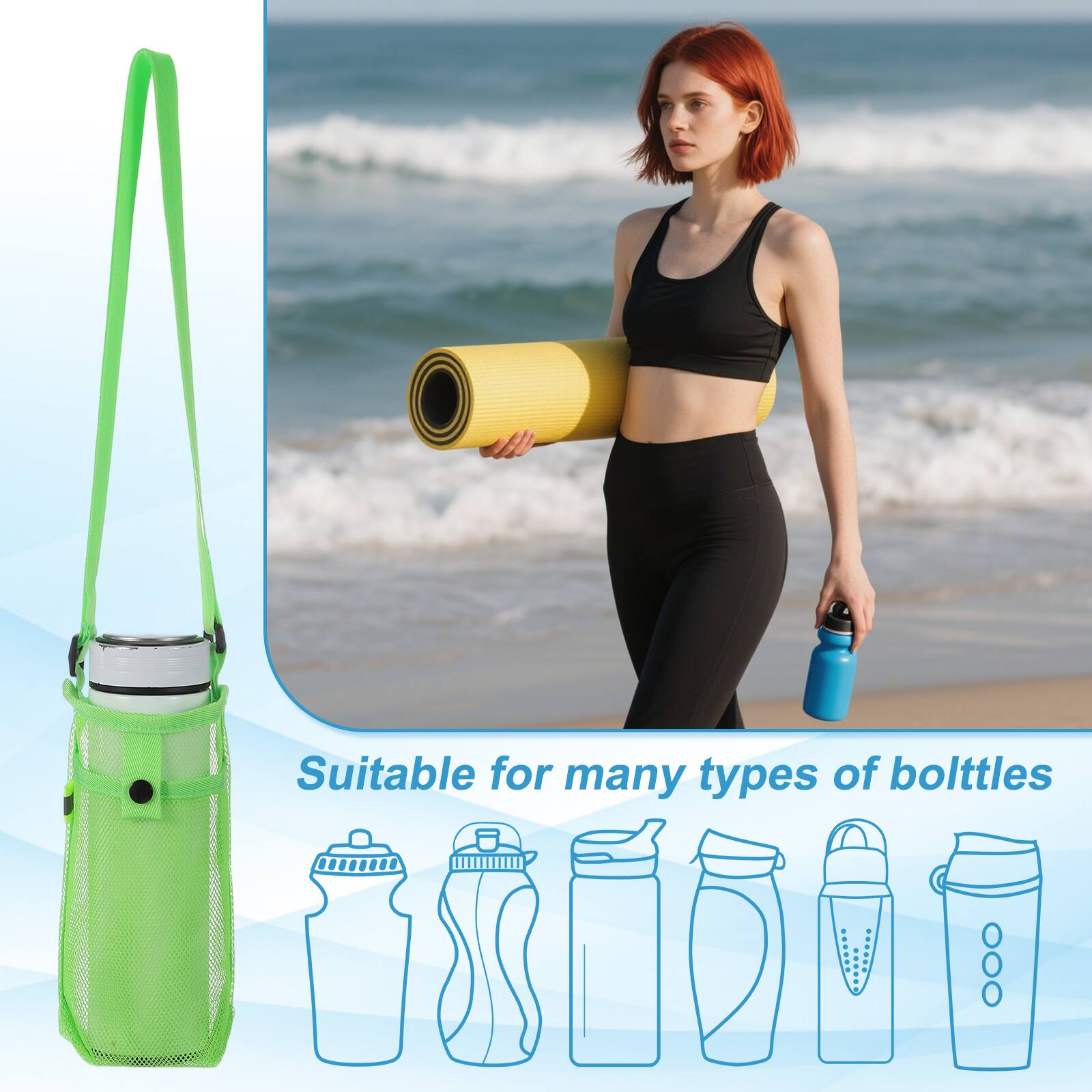 Suitable for many types of bottles