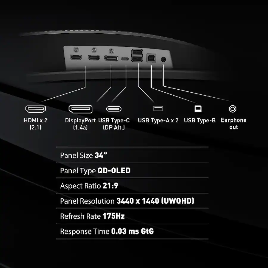MSI MAG341CQPQDOLED 34