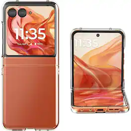 Entronix - Hard Back Case for Motorola Razr Plus 2024 - Ultimate Protection and Style - Clear