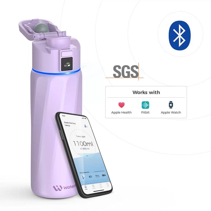 SGS Works with Apple Health Fitbit Apple Watch Good morning Herry Tadey o 1100ml of 2890 ml 59% Water