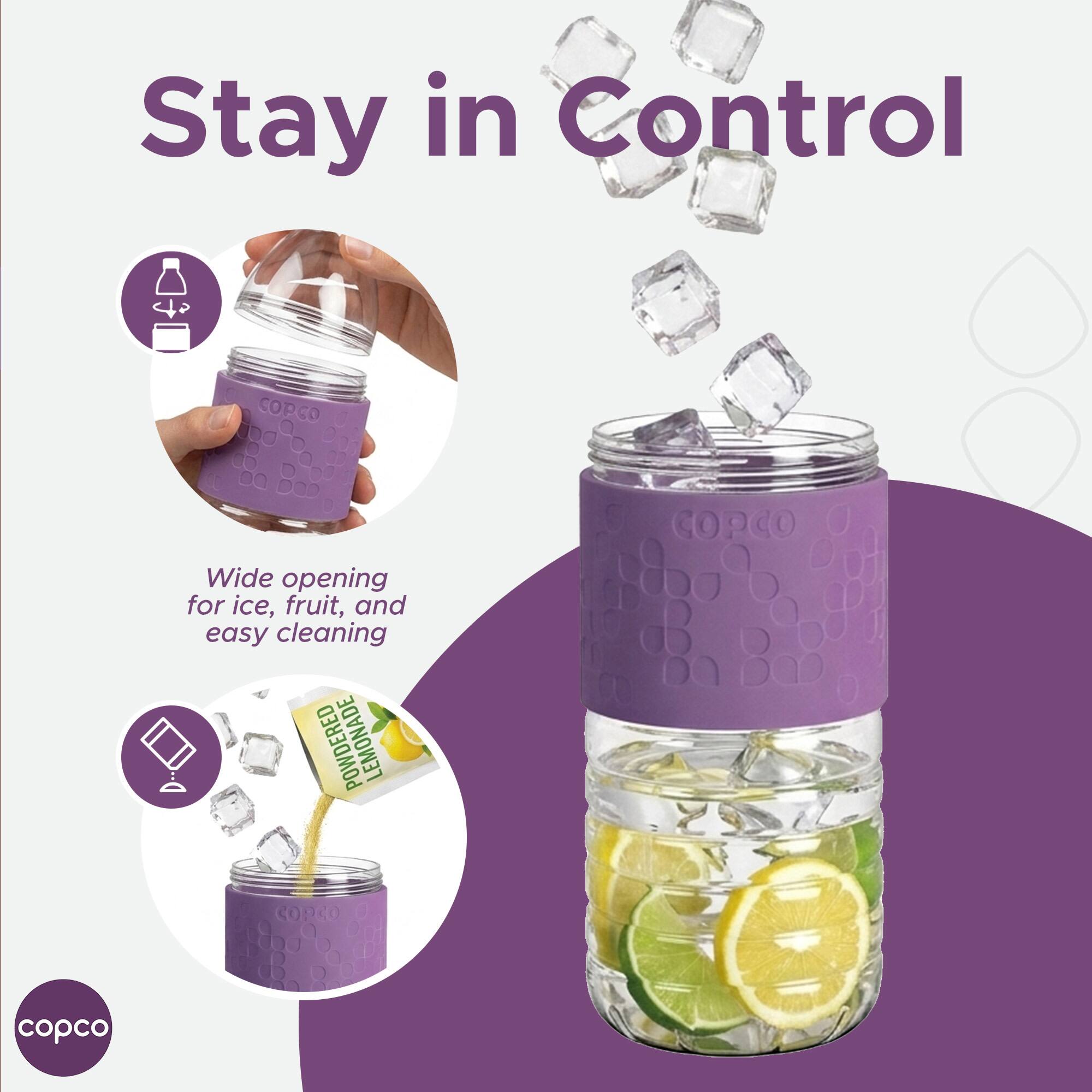 Stay in Control  
Wide opening for ice, fruit, and easy cleaning  
POWDERED LEMONADE  
COPCO