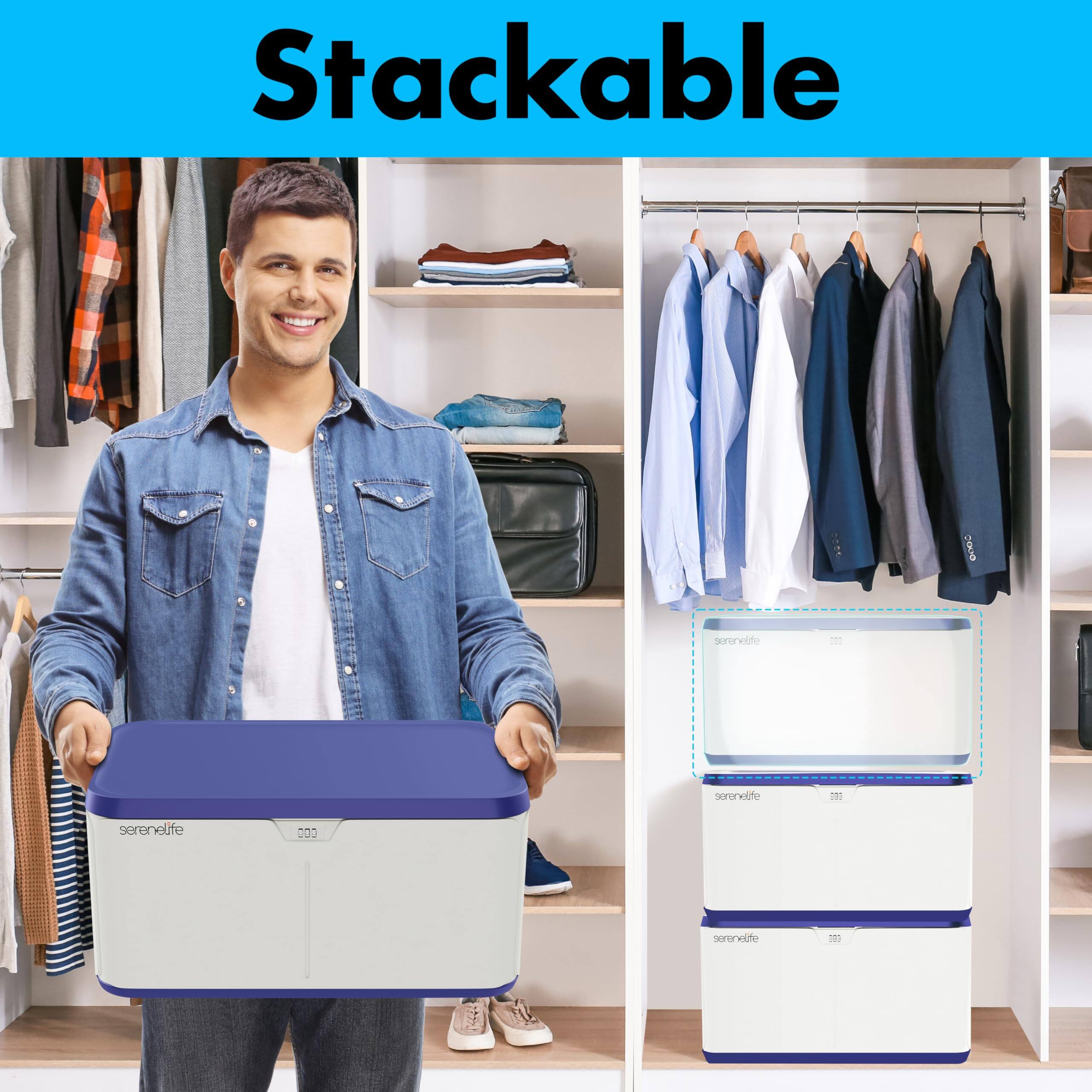 Stackable  
serenelife 15  
serenelife 100  
serenelife 000