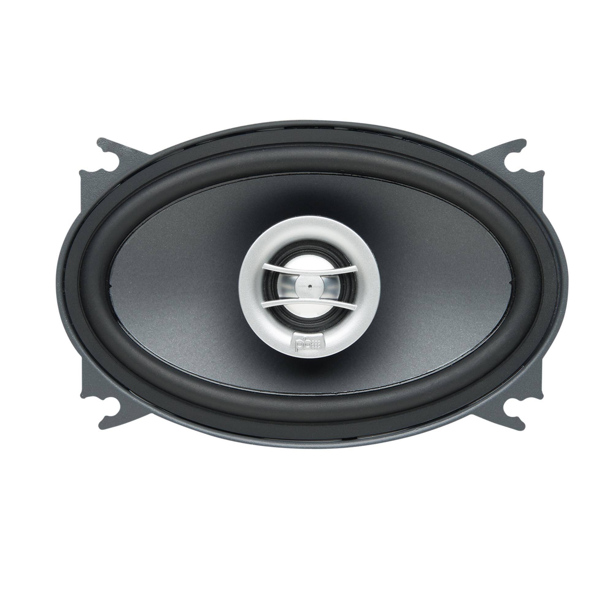 Alt View 1. Powerbass - PowerBass OE-462 - 4x6" Coaxial Speakers 2-Ohm - Pair - Black/Gray.