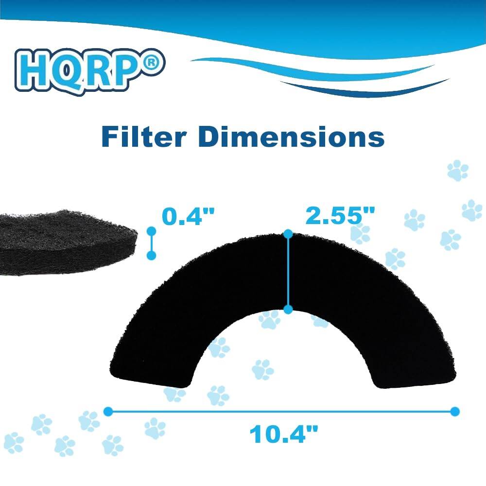HQRP Filter Dimensions  
0.4" x 2.55" x 10.4"