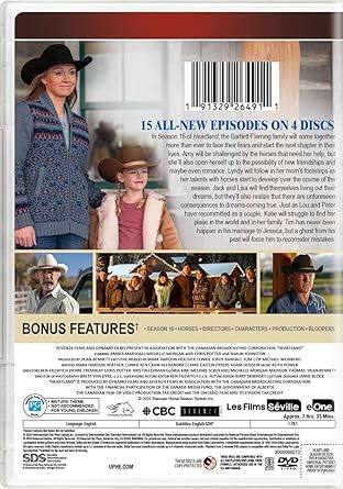 Angle. HEARTLAND THE COMPLETE SIXTEENTH SEASON .