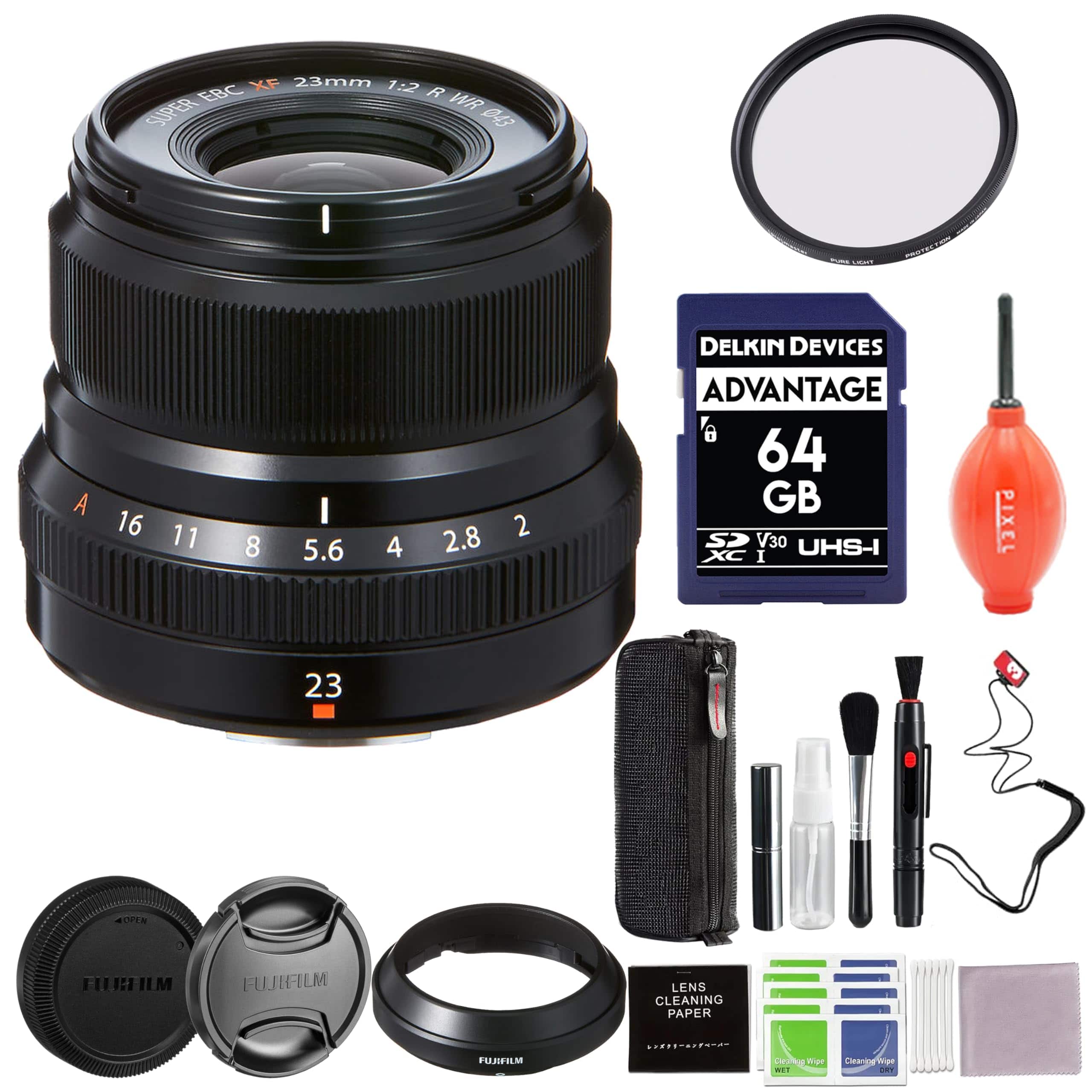 Fujinon 23mm F2R WR レンズ Amazon.com : Fujifilm Fujinon XF23mmF2 R WR - Black : Electronics