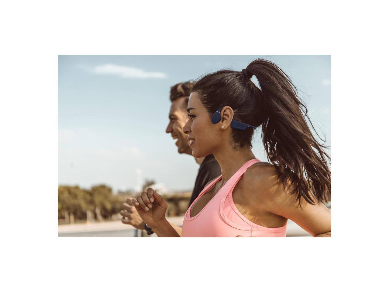 Alt View 6. Creative Labs - Creative Outlier Free Pro Wireless Bone Conduction Headphones, Bluetooth 5.3, IPX8, 8GB, 10hr Battery, Mic.