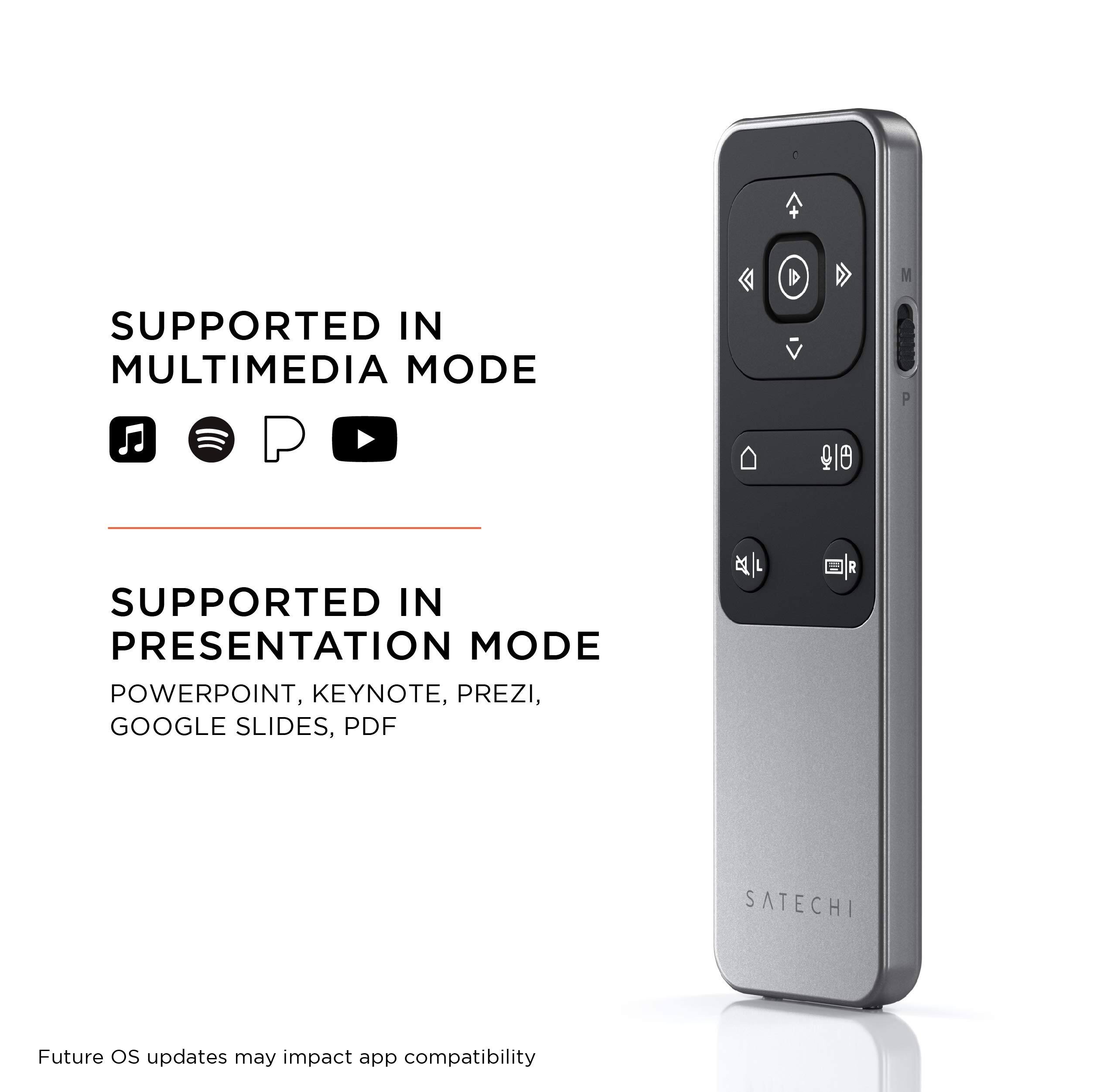 SUPPORTED IN MULTIMEDIA MODE

SUPPORTED IN PRESENTATION MODE
POWERPOINT, KEYNOTE, PREZI, GOOGLE SLIDES, PDF

Future OS updates may impact app compatibility