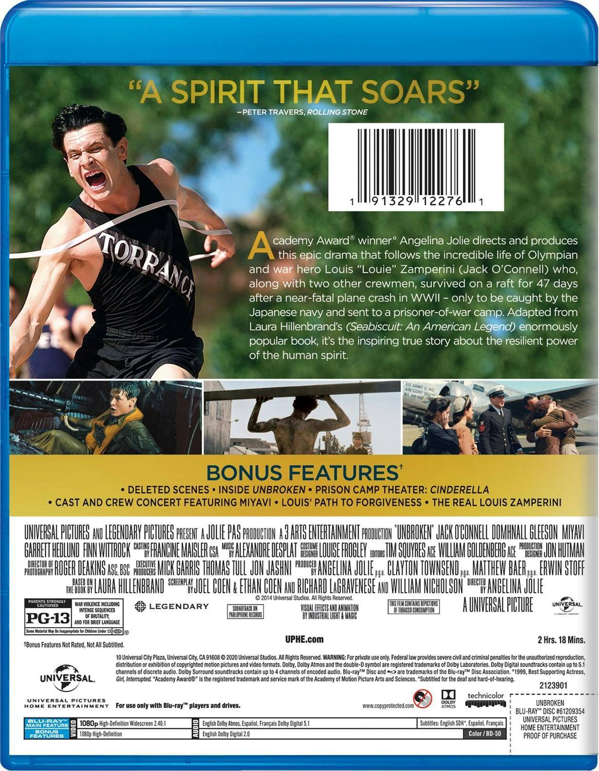Back. Unbroken (Blu-ray New Box Art) [Blu-ray].