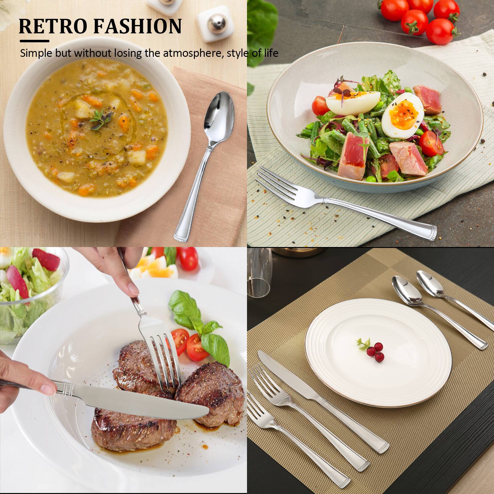 RETRO FASHION  
Simple but without losing the atmosphere, style of life