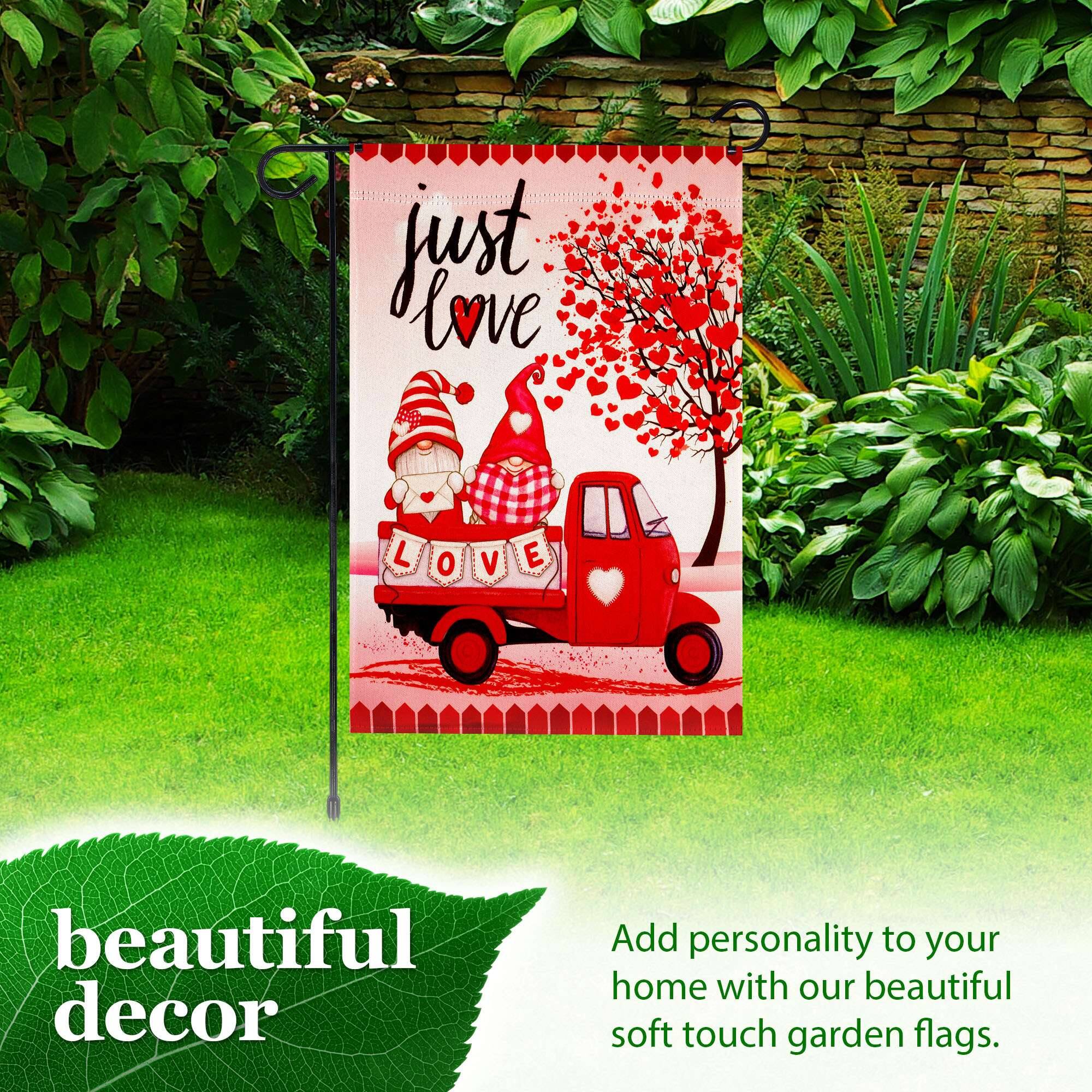 just love L O V E beautiful decor

Add personality to your home with our beautiful soft touch garden flags.