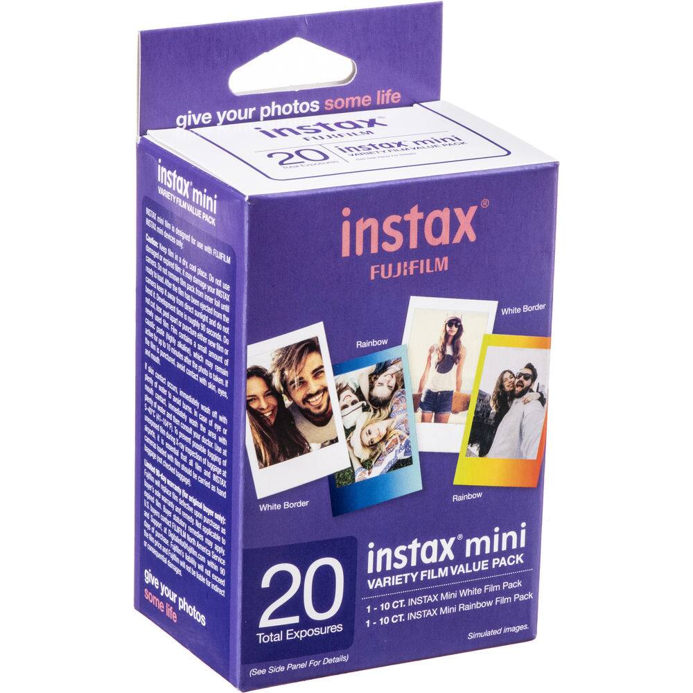 Fujifilm 220フィルム 2本セット Fujifilm 2xFUJIFILM INSTAX MINI Instant Film Variety Value Pack
