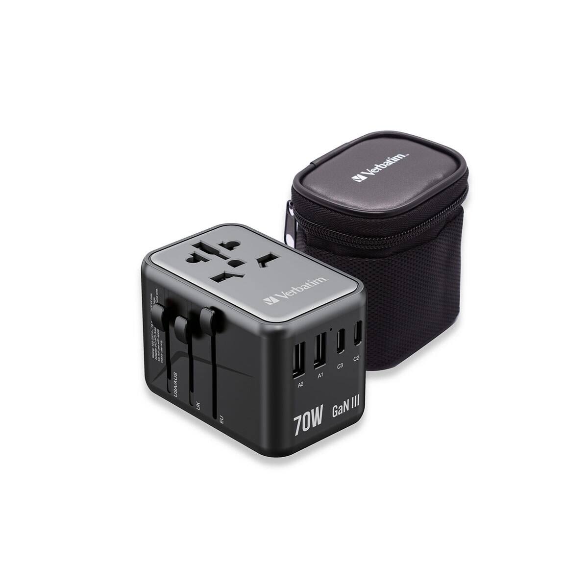 USA/AUS  
UK  
EU  
Verbatim.  
A A G G Q2 A2 A1 CS C2 GaN III 70W