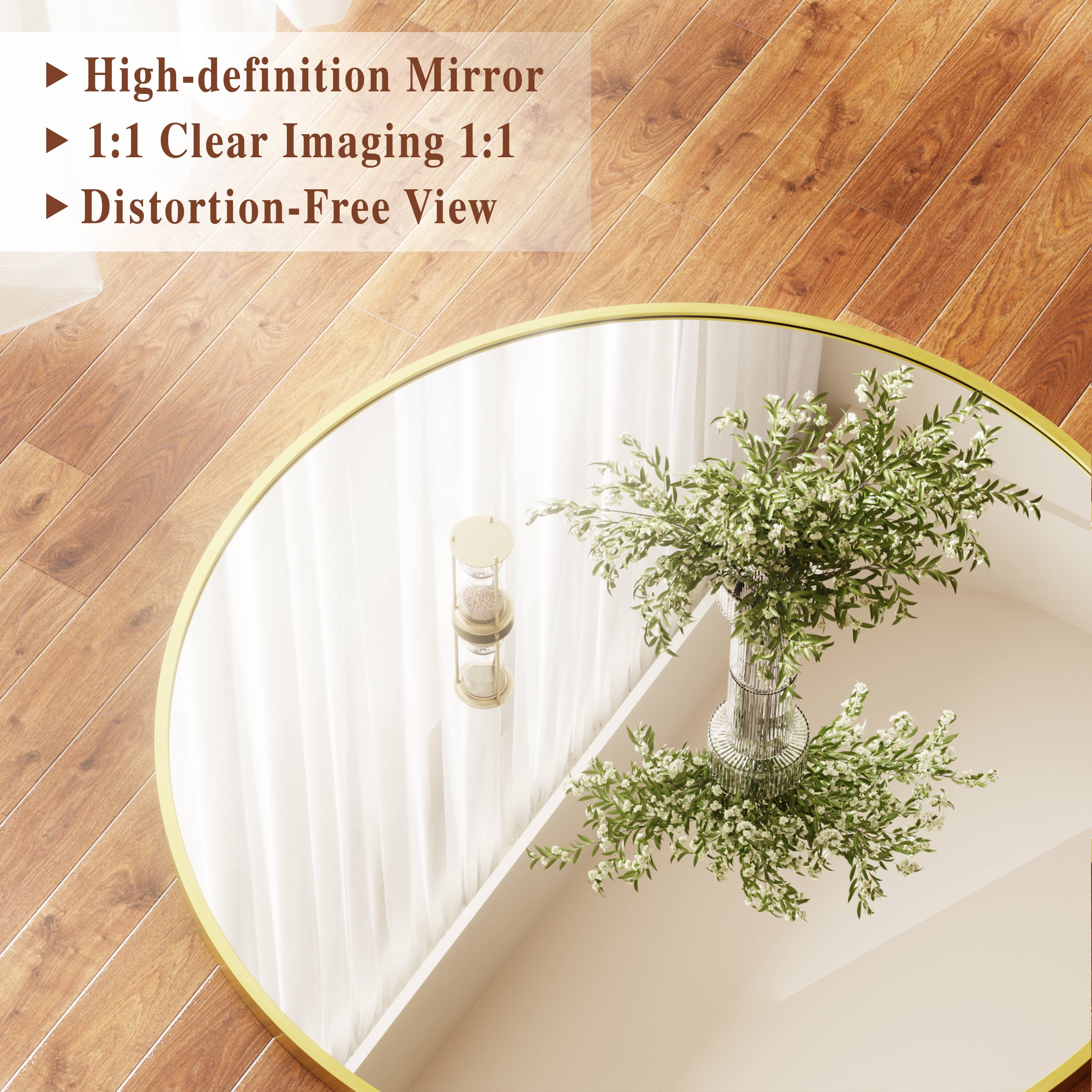 - High-definition Mirror
- 1:1 Clear Imaging
- Distortion-Free View