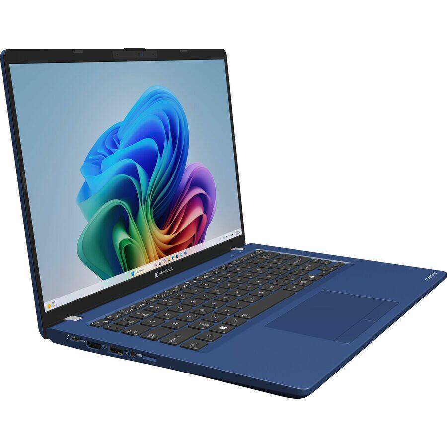 Alt View 3. Toshiba - Dynabook Portege Z40L Z40L-N 14" Copilot+ PC Notebook - WUXGA - Intel Core Ultra 7 258V - 32 GB - 1 TB SSD - Dark Tech - Dark Tech Blue Metallic.