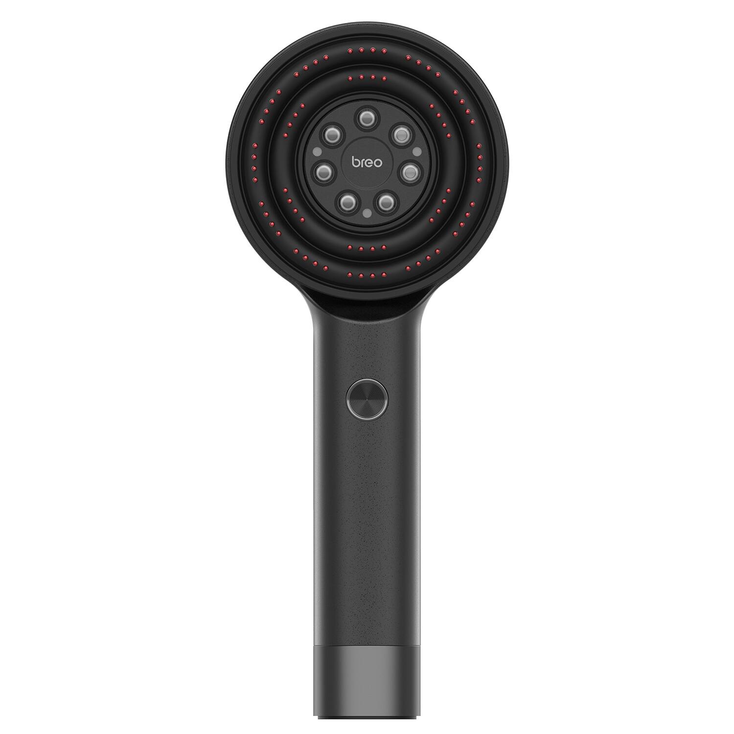 Alt View 4. BREO - Electric Scalp Massager, Waterproof Hair Growth Massager, Low-level Laser Therapy Hair Massage for Stress Relax - Black.