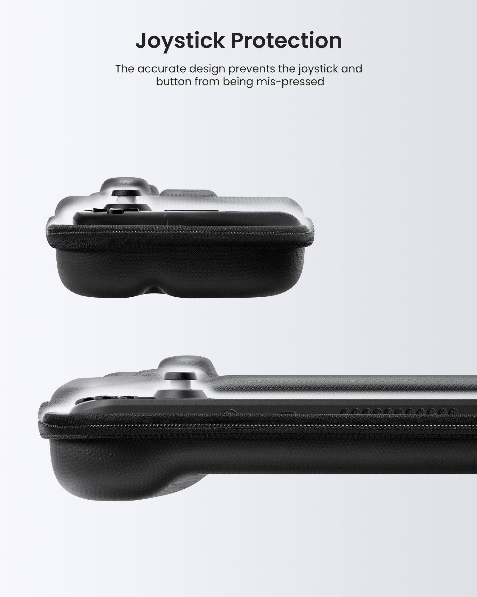 Joystick Protection: The accurate design prevents the joystick and button from being mis-pressed.