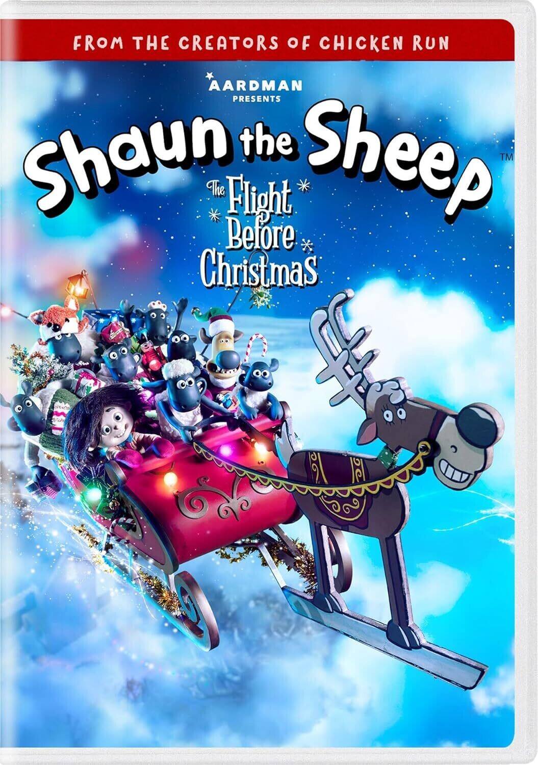 Front. Shaun The Sheep: The Flight Before Christmas   - DVD.