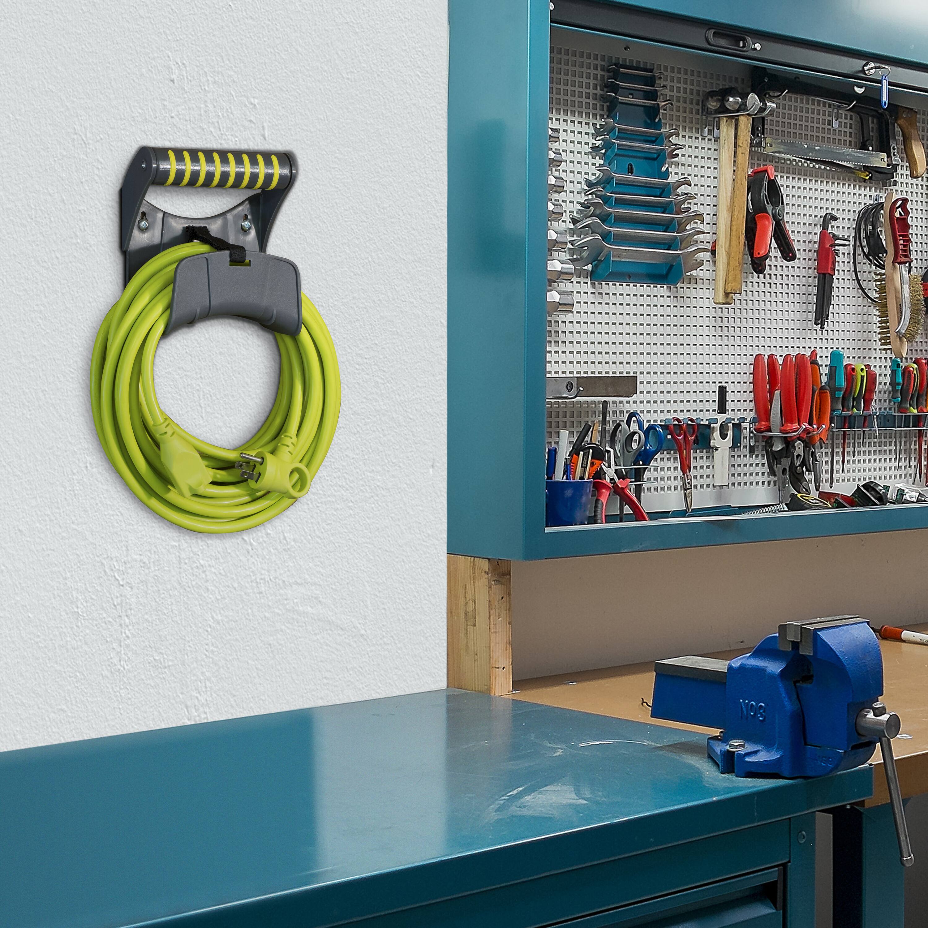 Alt View 14. Masterplug - Cord Tidy - Grey & Yellow.