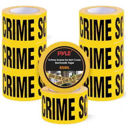 CRIME SCENE
Do Not Cross
Barricade Tape
656ft.
PYLE®
Crime Scene Do Not Cross
Barricade Tape
656ft.