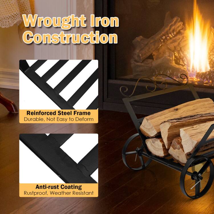 Wrought Iron Construction  
Reinforced Steel Frame  
Durable, Not Easy to Deform  
Anti-rust Coating  
Rustproof, Weather Resistant