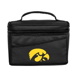 Logo Brands - Iowa Hawkeyes 6-Can Flex Cooler - Black