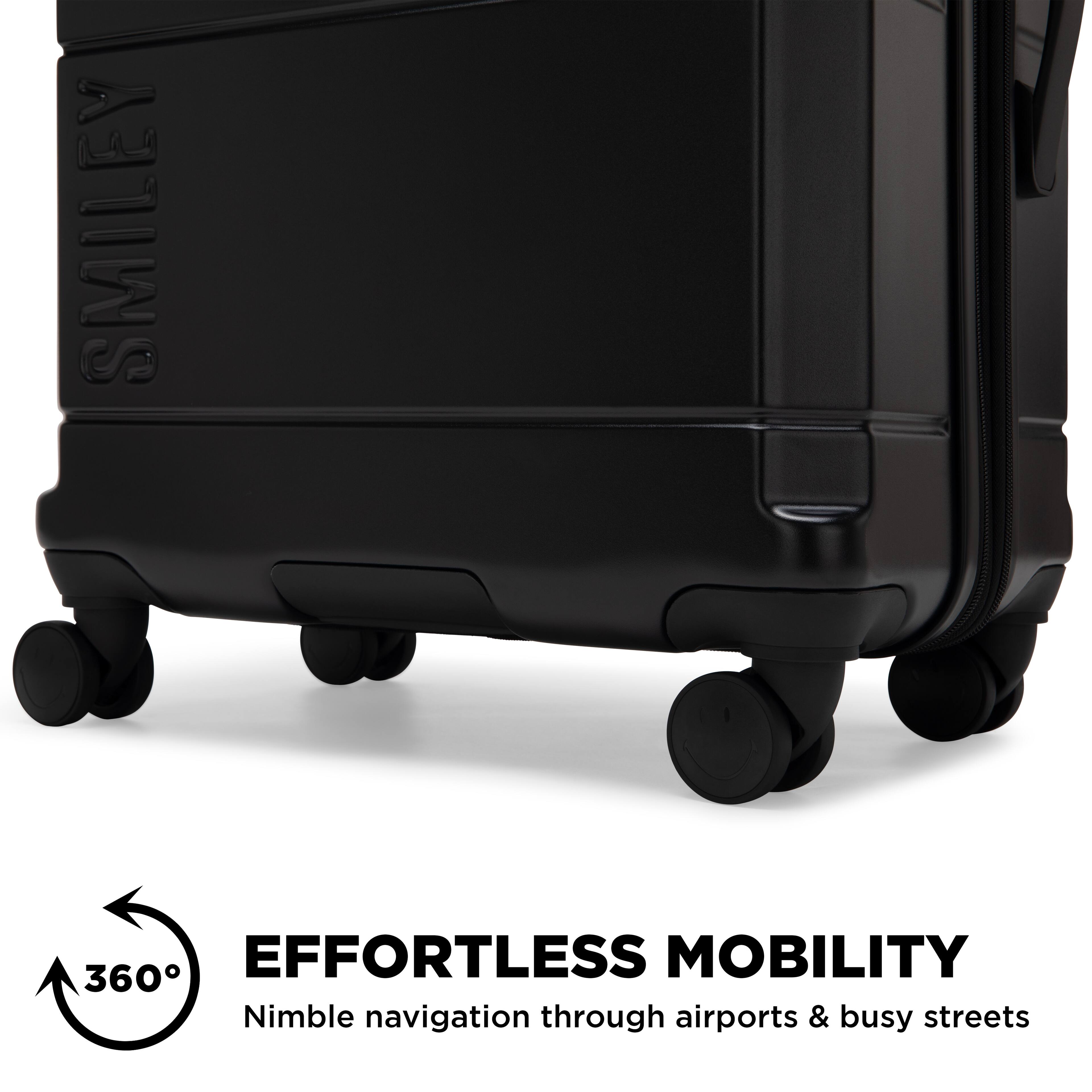 SMILEY 360° EFFORTLESS MOBILITY  
Nimble navigation through airports & busy streets
