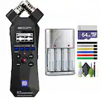 MCOS 00:03:21
misro S 64 GB STEREO LO CUT MARKER MONO + 1.2V/3150 mAh Memory Free - P Capacity RECHARGEABLE N-MR BATTERY 1.2V / 3150 mAh - Memory Free I Righ Capacify RECHARGEABLE BATTERY AA 1.2V / 3150 mAh - Memory Free 1 High Capacity RECHARGEABLE S-MH ITTA ; 1.2V 1.2V/3150 rAm Memory Free Utra RECHARGE uy Capacity N-MH TERT AA Engenords as LRAN o6 oignerts ontl 32bit Float -g H1 essential Handy Recorder
---
**ZOOM H1 Essential Handy Recorder**
- STEREO LO CUT MARKER
- MONO
- 32bit Float
**Included Accessories**
- 64 GB microSDXC card
- 4x 1.2V/3150 mAh Memory Free AA batteries
- Cleaning cloth
- USB cable
- Cleaning solution