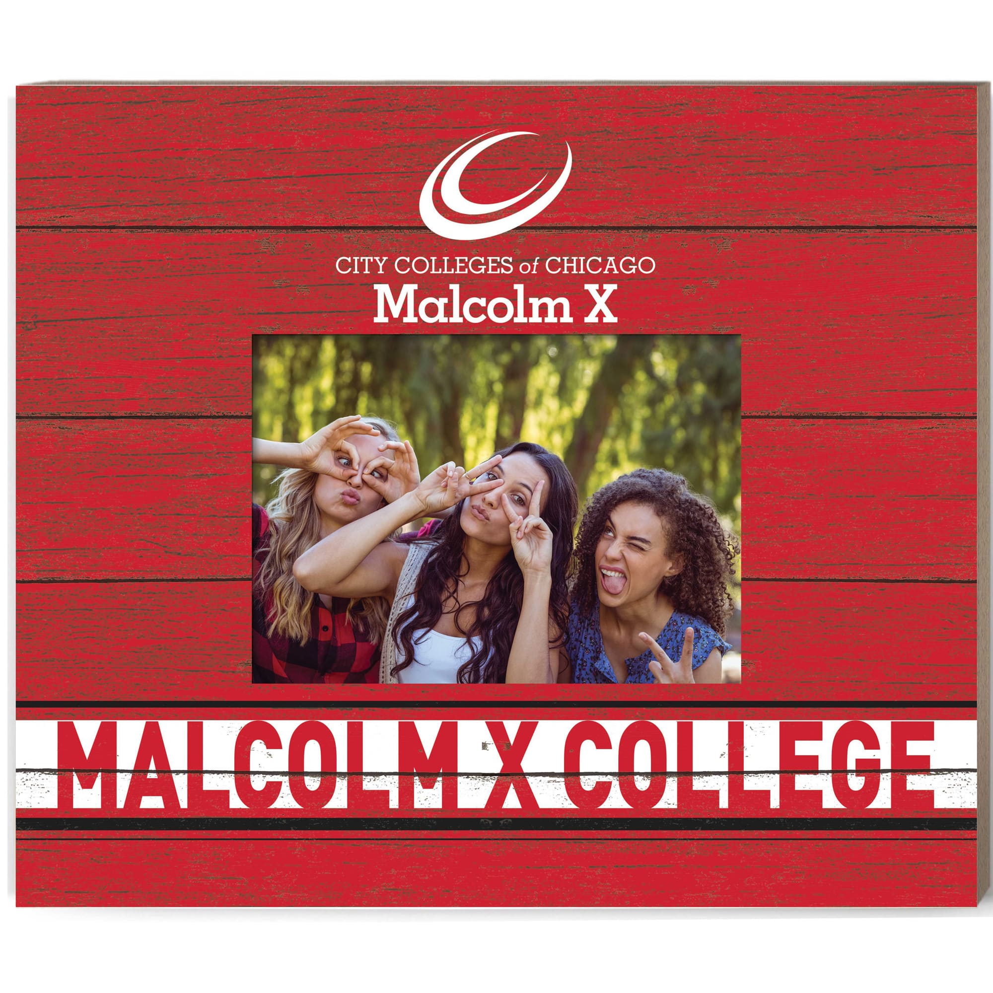 Jardine - Malcolm X College Hawks 11'' x 13'' Team Spirit Scholastic Picture Frame - Red price history on PriceWatchPro