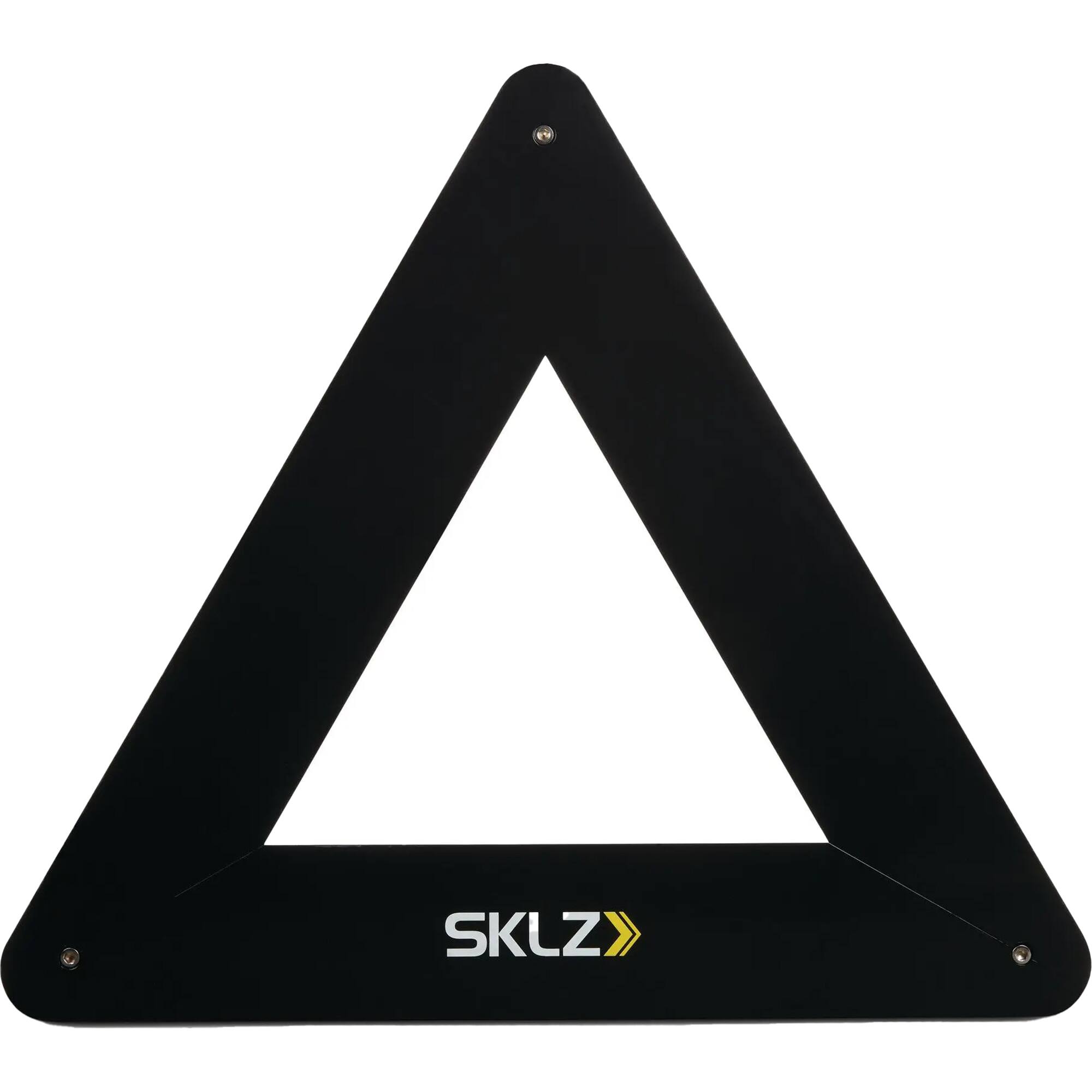 Front. SKLZ - SKLZ Passing Triangle Ice Hockey Training Aid - Black - Black.