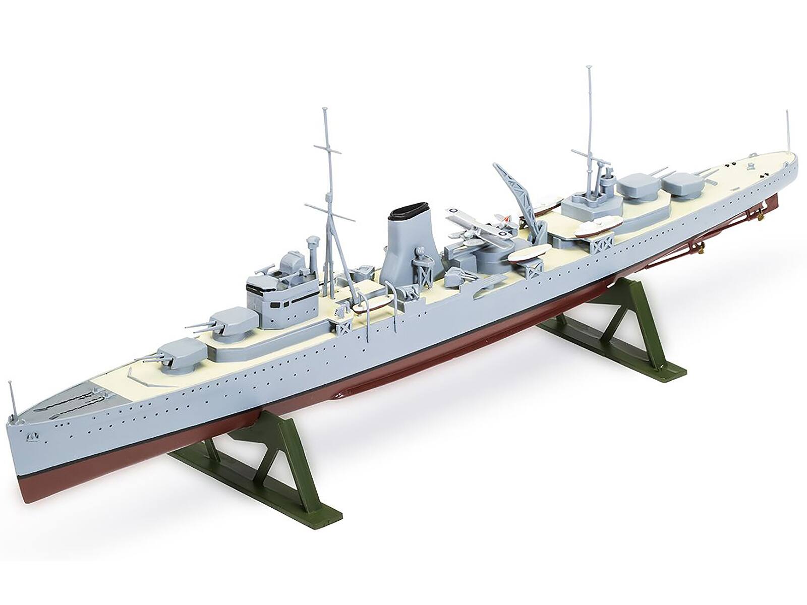 Alt View 1. Airfix - Level 3 Model Kit HMS Ajax Light Cruiser 1/600 Plastic Model Kit by Airfix - Multi.