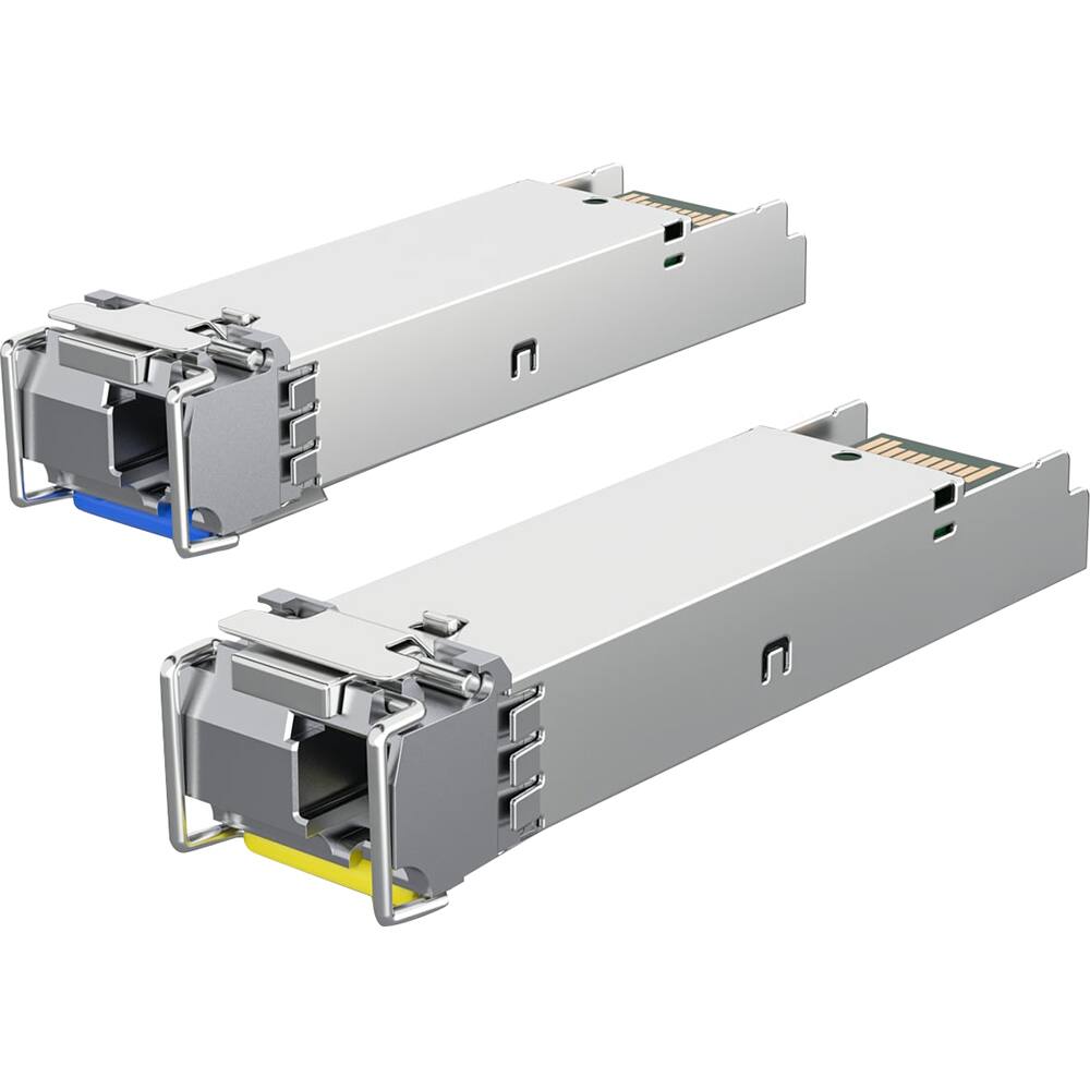 Alt View 2. Ubiquiti - 1Gbps Single Mode Opt Mod 2PK UACC-OM-SM-1G-S-2 - Stainless steel.