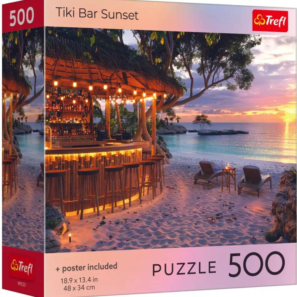 Trefl - 500 Piece Puzzle - Tiki Bar Sunset price history on PriceWatchPro
