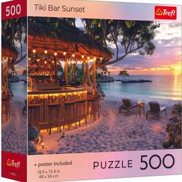 Trefl - 500 Piece Puzzle - Tiki Bar Sunset