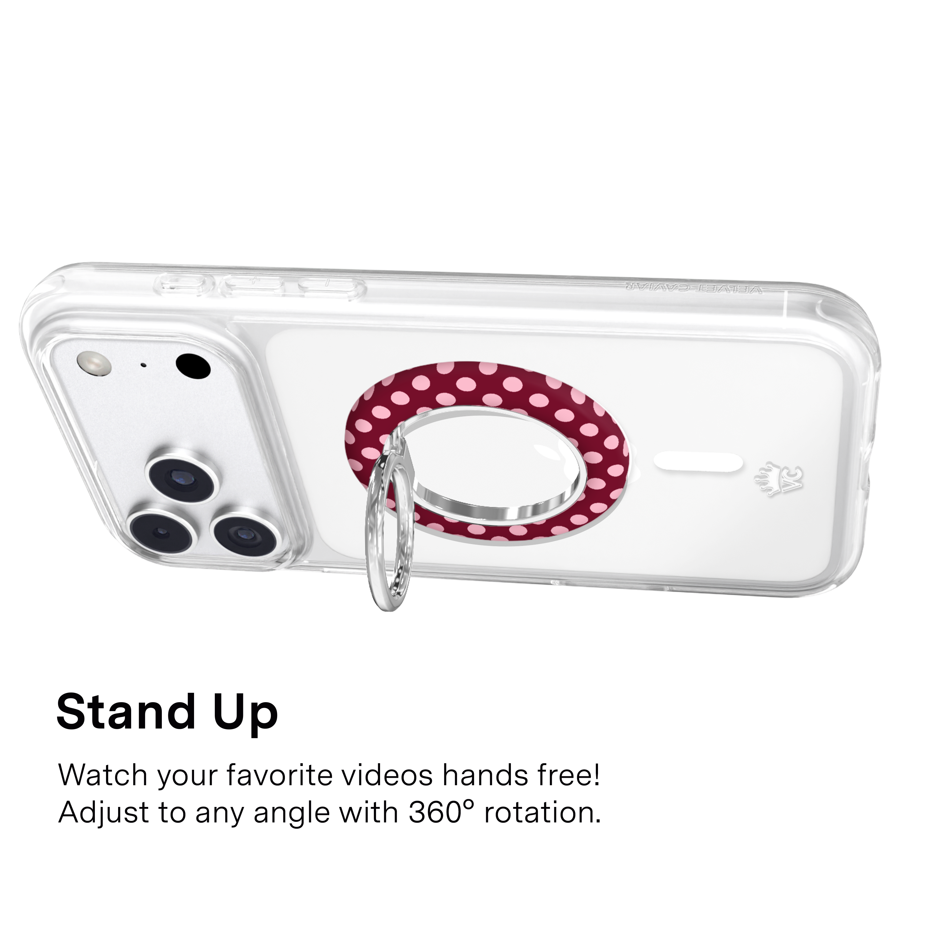 UVIAVO-LIANA

Stand Up

Watch your favorite videos hands free!  
Adjust to any angle with 360° rotation.