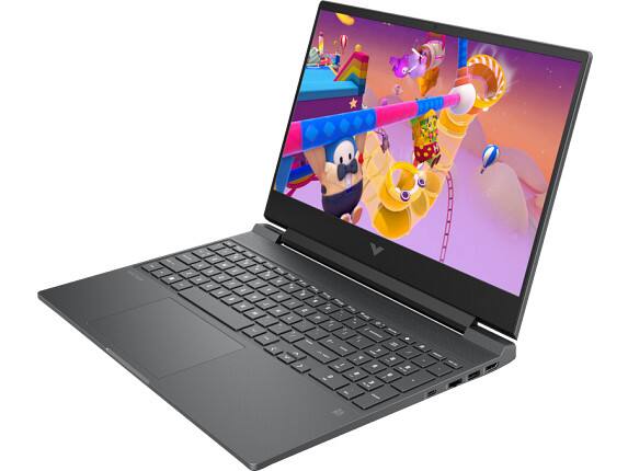 Alt View 1. HP - HP Victus by HP Laptop Computer 15.6" FHD AMD Ryzen 7 16 GB memory; 1 TB SSD - Mica silver.