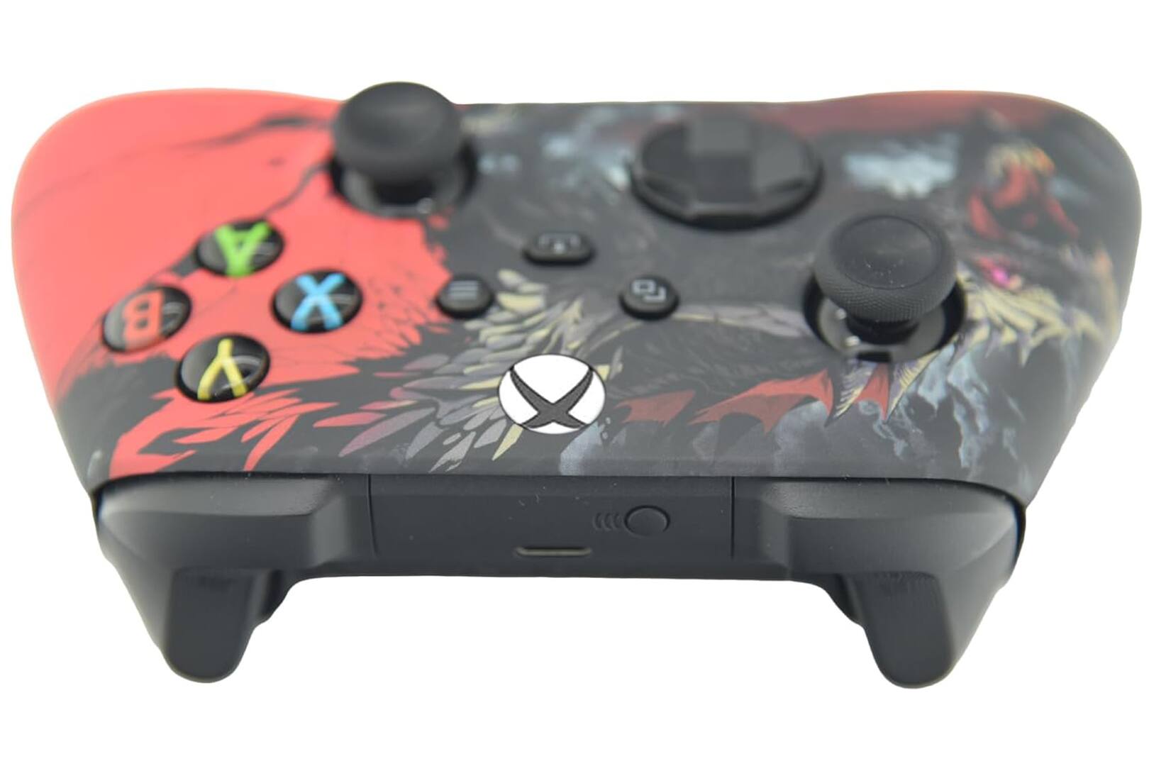Back. ProControllers - Custom Wireless Controller for Xbox Series X|S, Xbox One, & PC - Black Dragon.