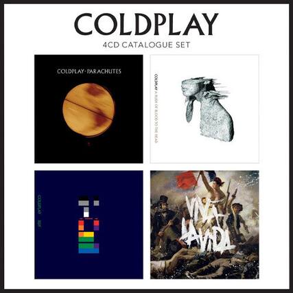 COLDPLAY
4CD CATALOGUE SET
COLDPLAY - PARACHUTES
COLDPLAY - RUSH OF BLOOD TO THE HEAD
COLDPLAY - X&Y
COLDPLAY - VIVA LA VIDA