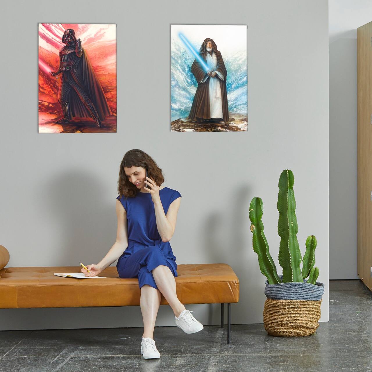 Left. Trend Setters - Star Wars (The Sith by Monte Moore) MightyPrint™ Wall Art - Multicolor.