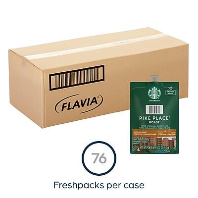 FLAVIA  
PIKE PLACE' ROAST  
76 Freshpacks per case  
0.32 G per pod