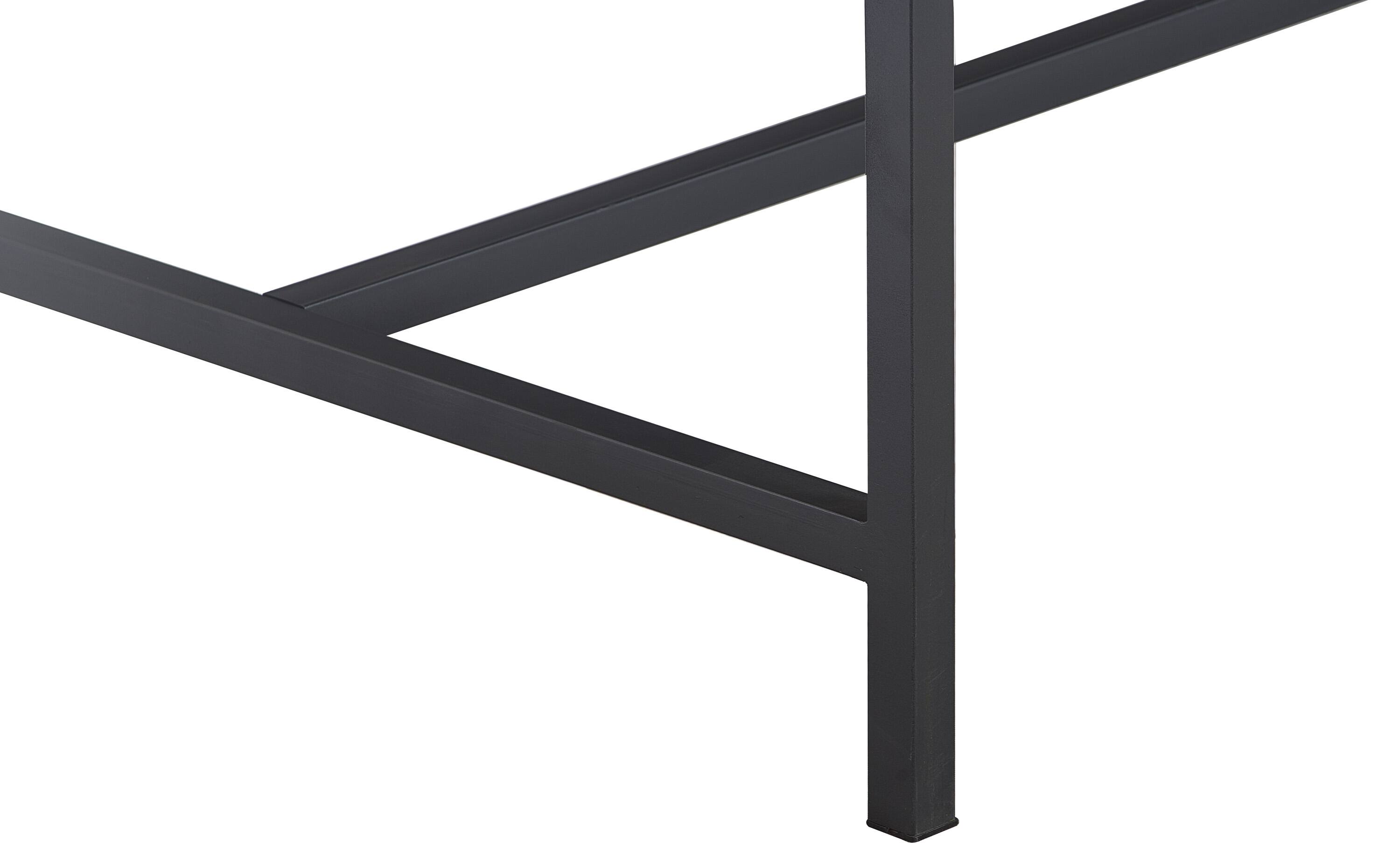 Alt View 2. Tommy Hilfiger - Tommy Hilfiger Robson Dining Table, Natural - Natural Wood and Black Metal.