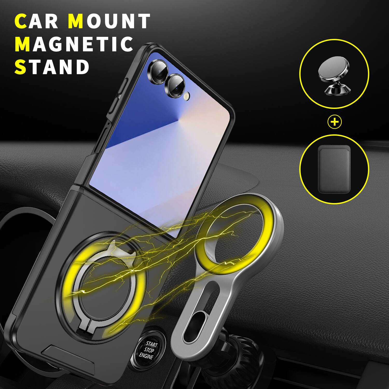 CAR MOUNT MAGNETIC STAND

START STOP ENGINE