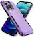 Front. Entronix - Entronix iPhone 15 Pro Case - Sleek Dual-Layer Soft-Touch Protection - Purple.