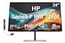 HP - Series 7 Pro 724pf 24" FHD IPS Monitor, Anti-Glare, Flicker Free, Displayport, HDMI & DKZ Hub (8X530AA#ABA) - Black/Silver